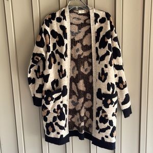 Altar’d State Leopard Print Cardigan size Small/Medium